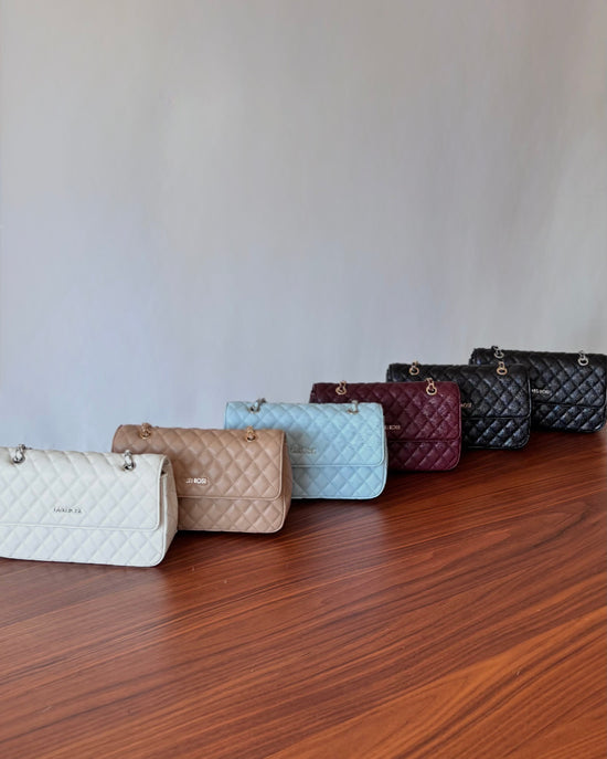 Borsa a spalla KATE BIG - BLACK SILVER