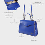 Borsa a tracolla ISABEL - BLUE