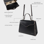 Borsa a tracolla ISABEL - BLACK - senza imballaggio originale