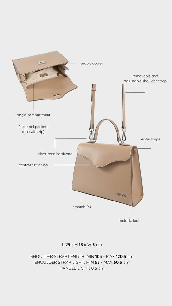 Borsa a tracolla ISABEL - BEIGE