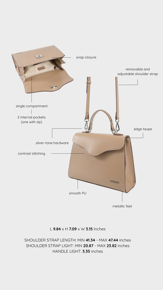 Borsa a tracolla ISABEL - BEIGE