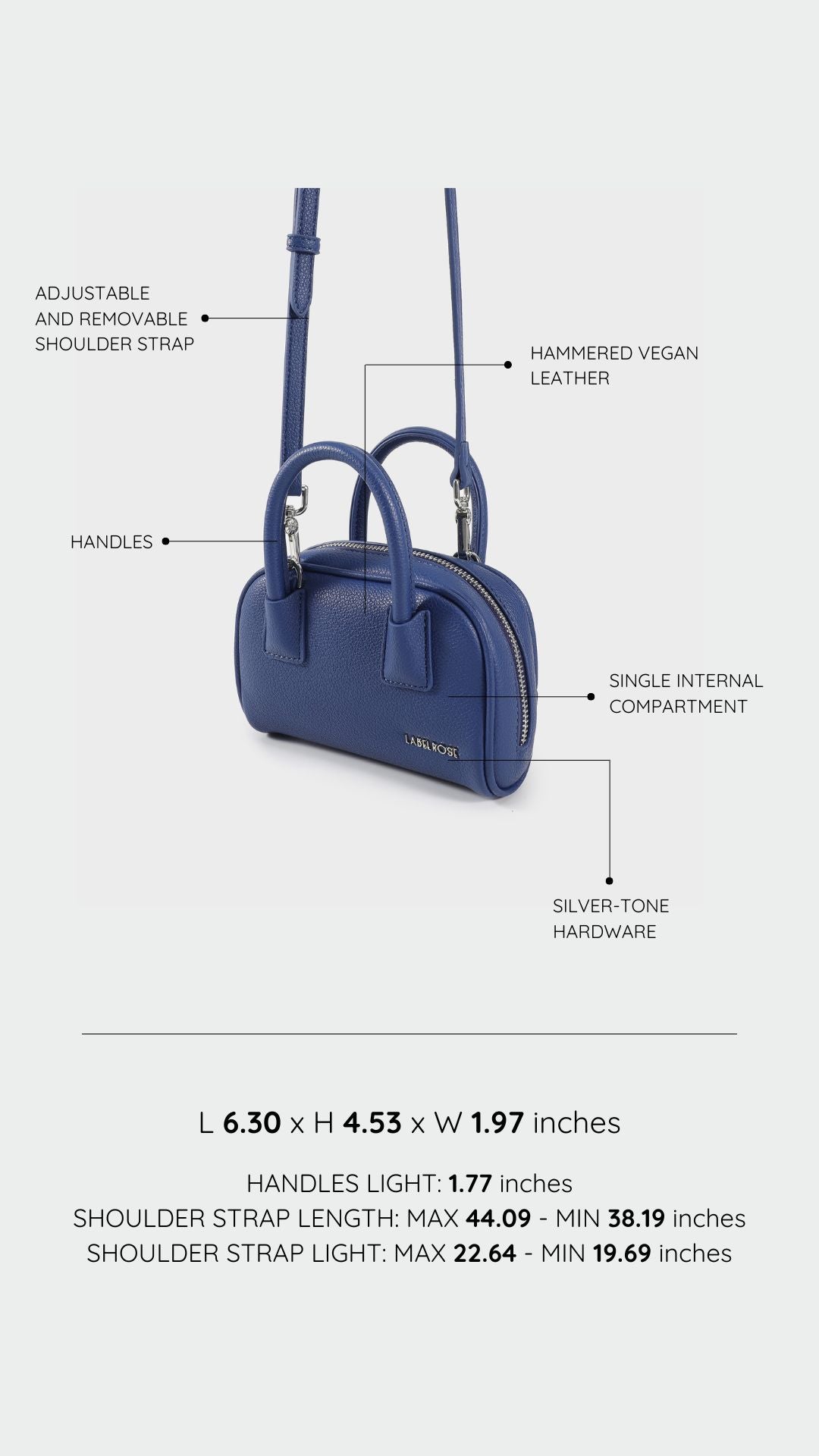 Mini bag ZELDA - BLUE