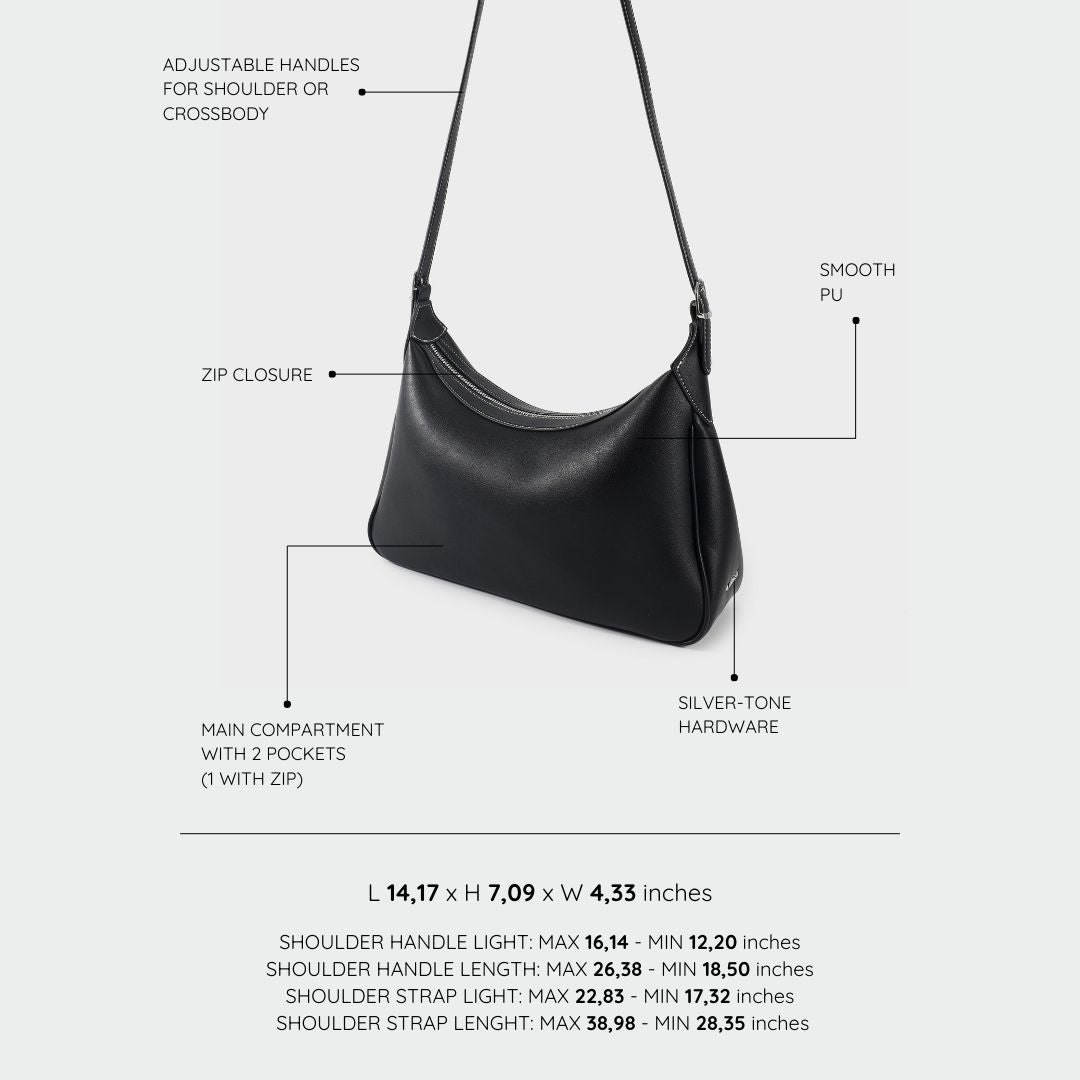 Borsa a spalla GABRY - BLACK