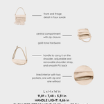 MEREDITH Shoulder Bag - BEIGE