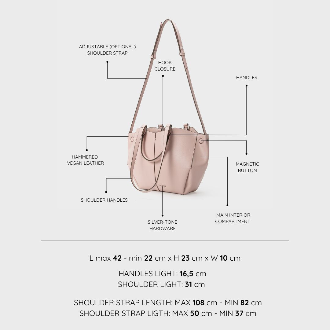 Borsa a spalla SCARLETT SMALL - ROSA