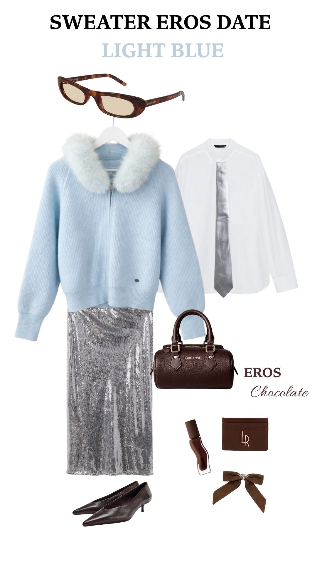 Borsa a mano Bauletto EROS - CHOCOLATE - PREVENDITA