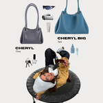 Bolso de hombro CHERYL - GRIS ANCLA