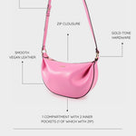 Borsa a spalla ARYA - PINK
