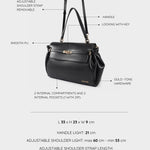 QUINN Shoulder Bag - BLACK