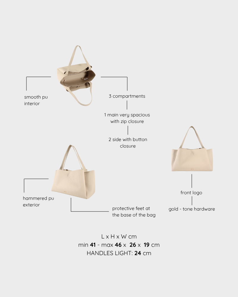 IVORY Shoulder Bag - VANILLA MARTINI