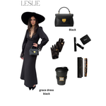 Borsa a mano LESLIE - BLACK