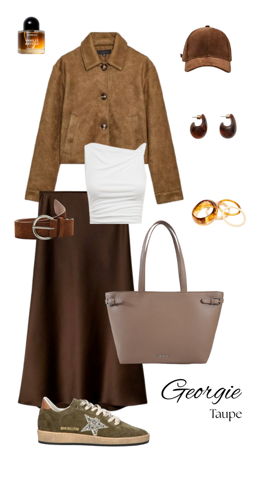 Borsa a spalla Georgie - TAUPE