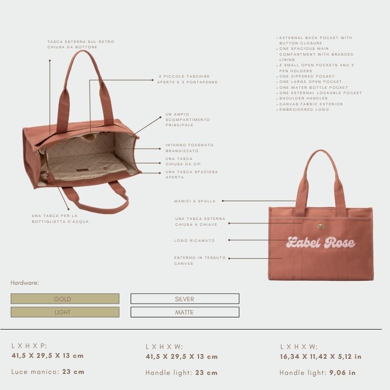 BOLSA DE TELA LR - MALVA