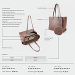 Borsa a spalla MELISSA BIG - MAUVE