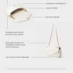 KAYLA shoulder bag - WHITE