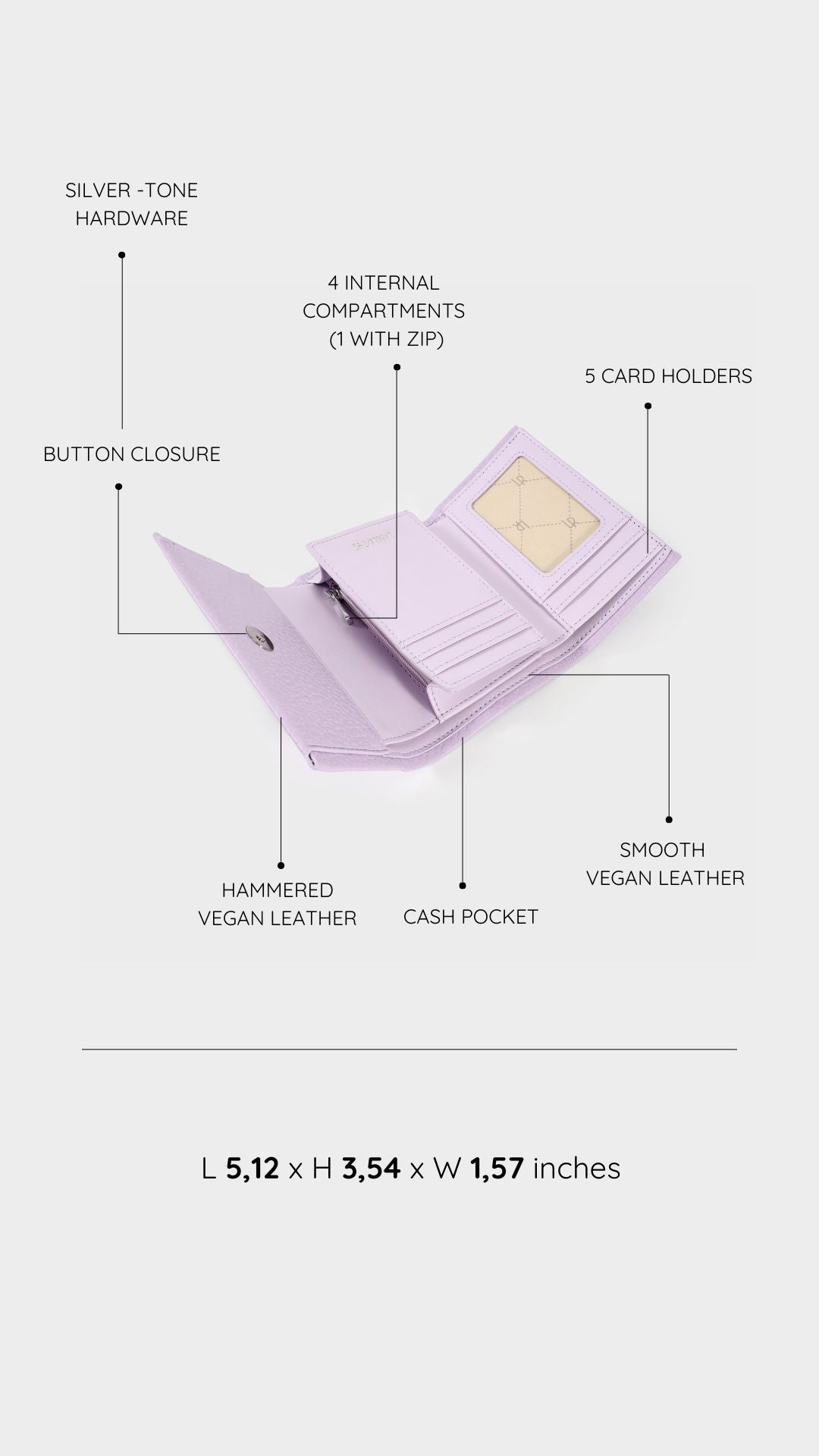 Portafoglio CRI WALLET - LILAC