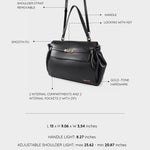 QUINN Shoulder Bag - BLACK