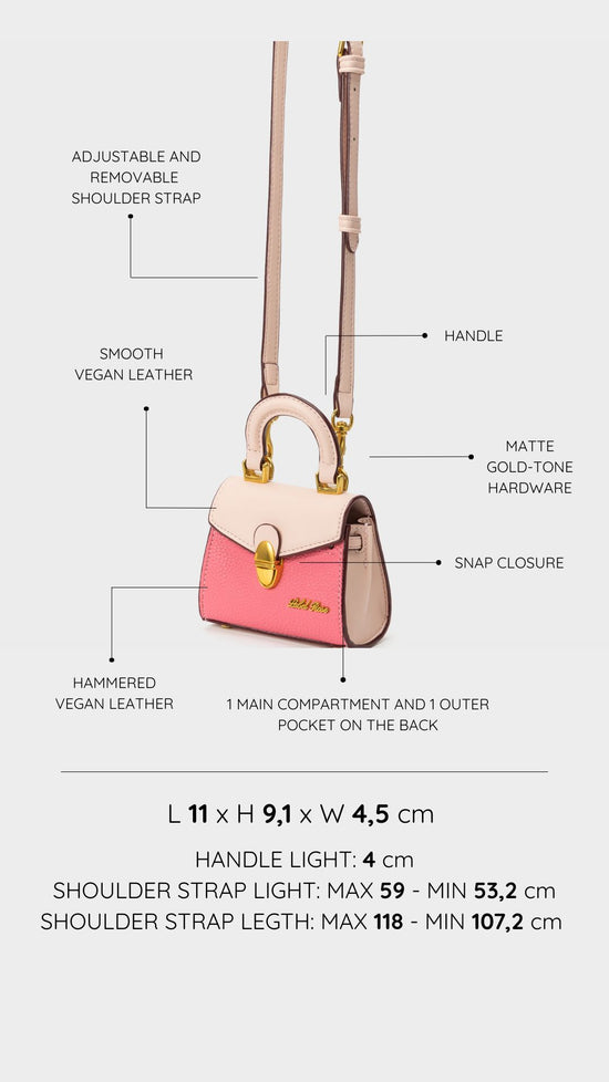 Mini bag KITTY - PINK