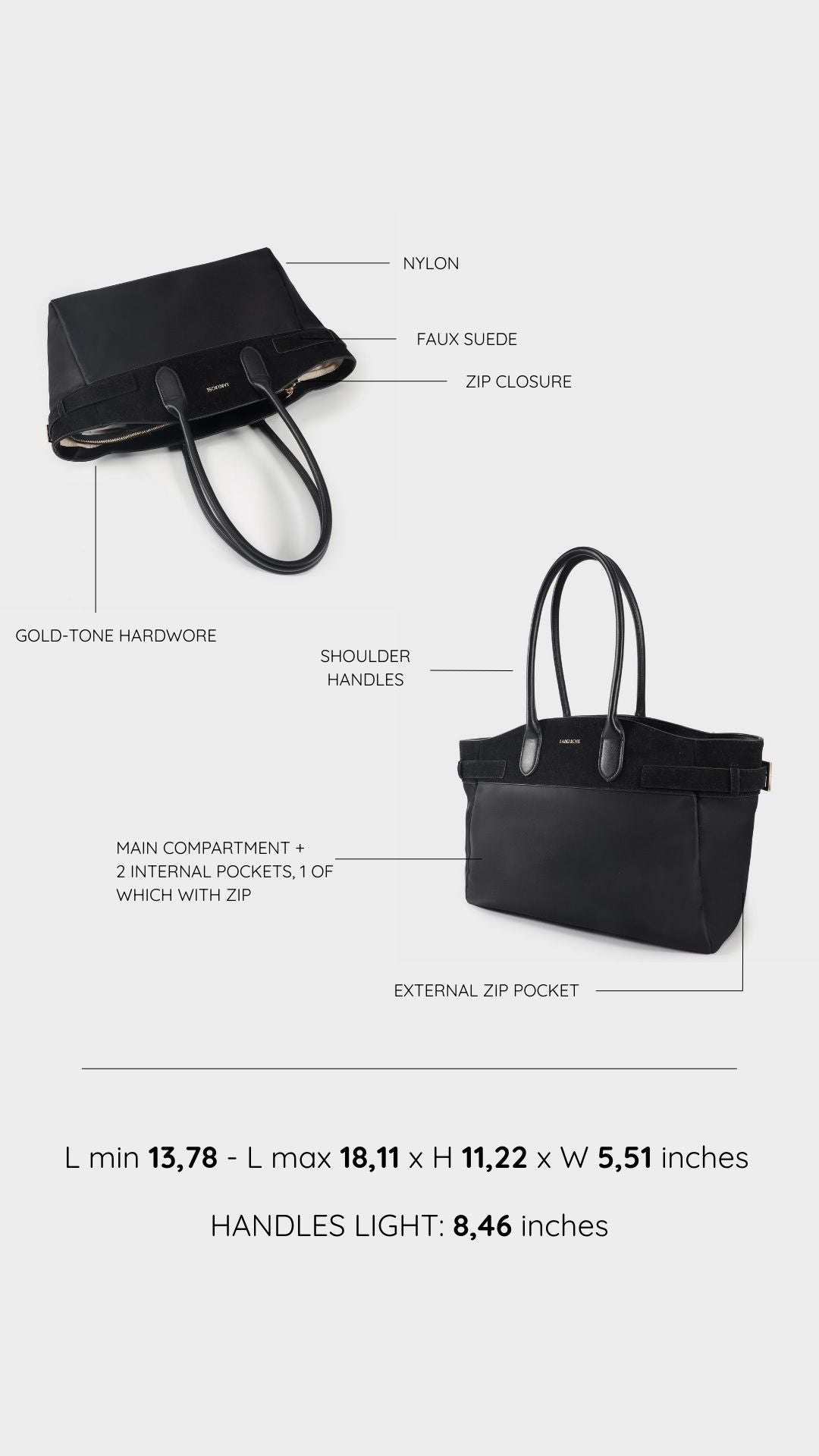 Maeve Shoulder Bag - BLACK GOLD