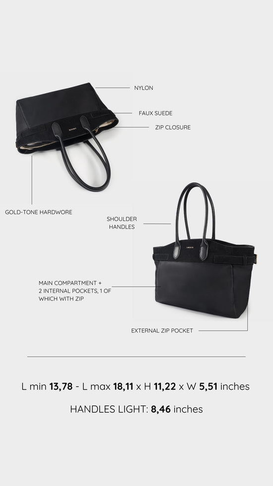 Maeve Shoulder Bag - BLACK GOLD