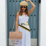 Borsa a spalla KATE BIG - SANDY BEIGE