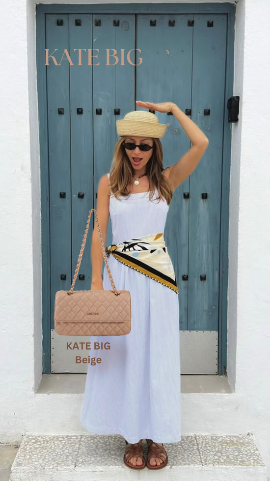 Borsa a spalla KATE BIG - SANDY BEIGE