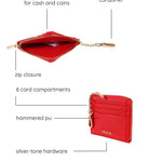 Portafoglio PARIS WALLET - RUBY RED
