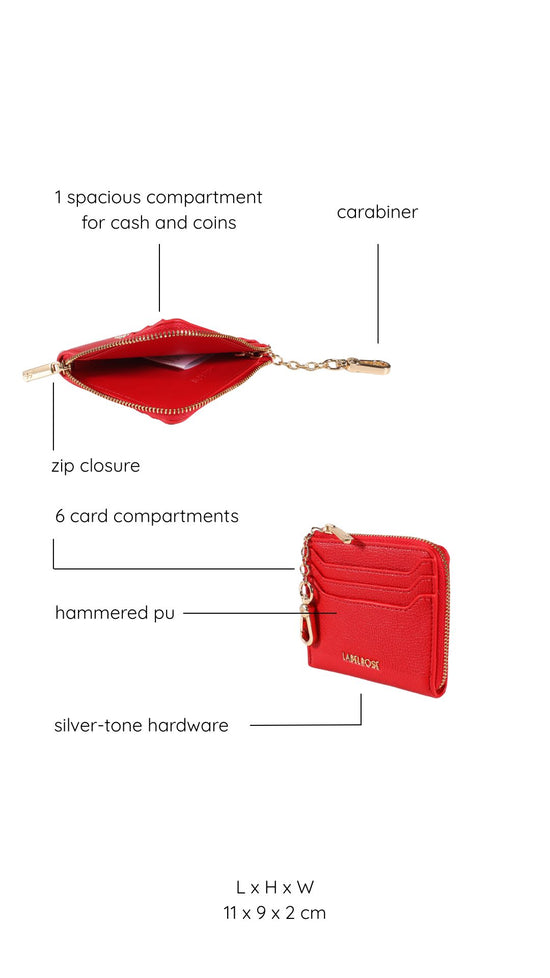 Portafoglio PARIS WALLET - RUBY RED