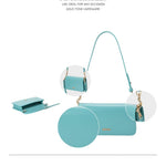 Borsa a spalla NICOLE - TURQUOISE