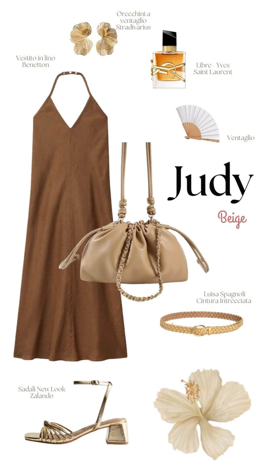 Borsa a tracolla JUDY - BEIGE