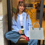 Bolso de mano MARGOT BIG DENIM LE - LIGHT WASH