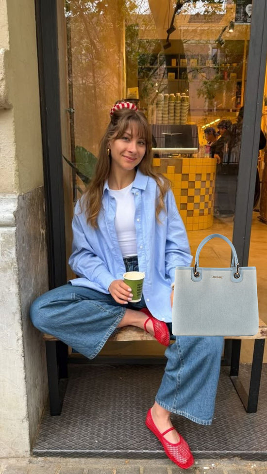 Bolso de mano MARGOT BIG DENIM LE - LIGHT WASH