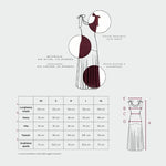 Vestito NIKI - BURGUNDY