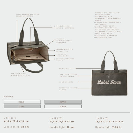 TOTE BAG LR - MILITARY GREEN