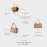 Borsa a spalla IVORY - BAYLES TAUPE