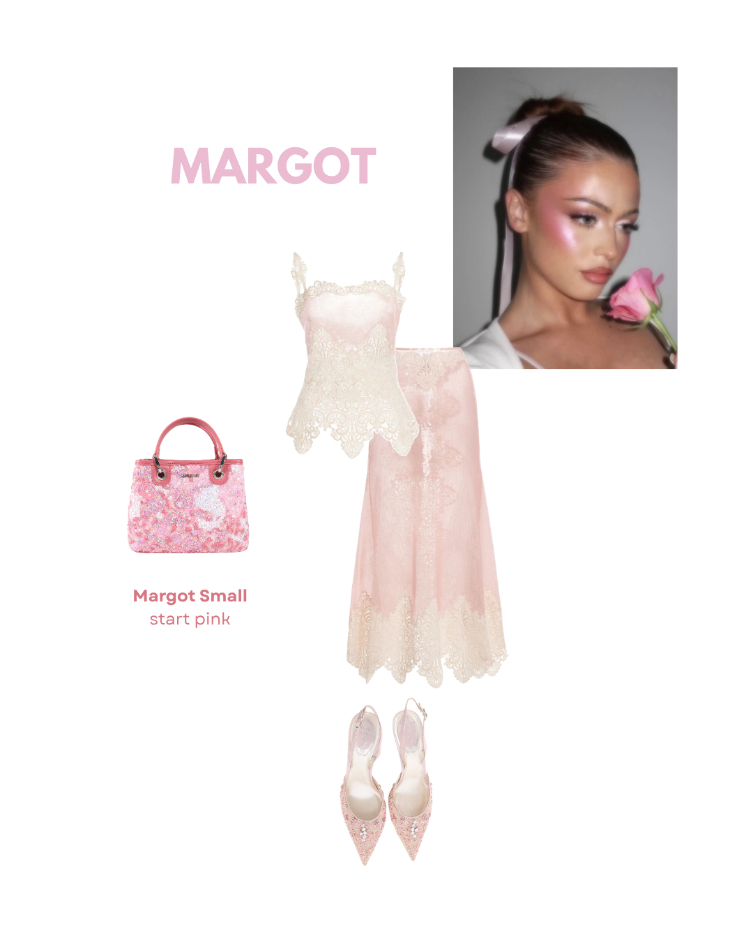 Borsa a mano MARGOT SMALL 30.05 LE - STAR PINK - PREVENDITA