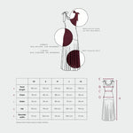 Vestito NIKI - BURGUNDY
