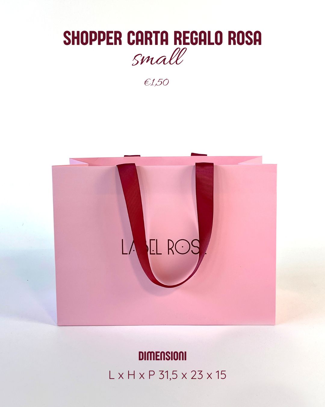 PINK GIFT PAPER SHOPPER 