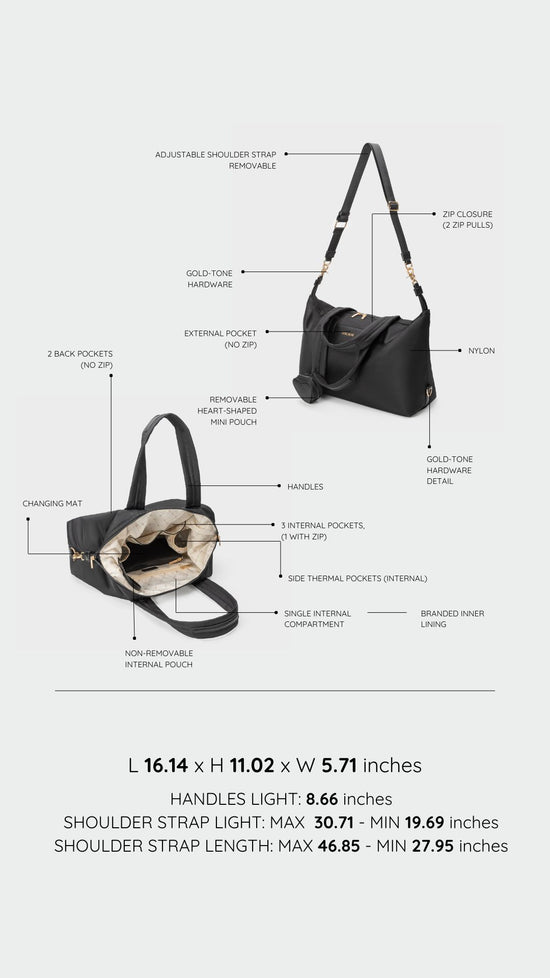 MOMMY BAG organizer bag - BLACK