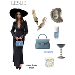 LESLIE Handbag - BLUE JEANS
