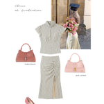 Borsa a mano CHERIE- PINK CONFETTI