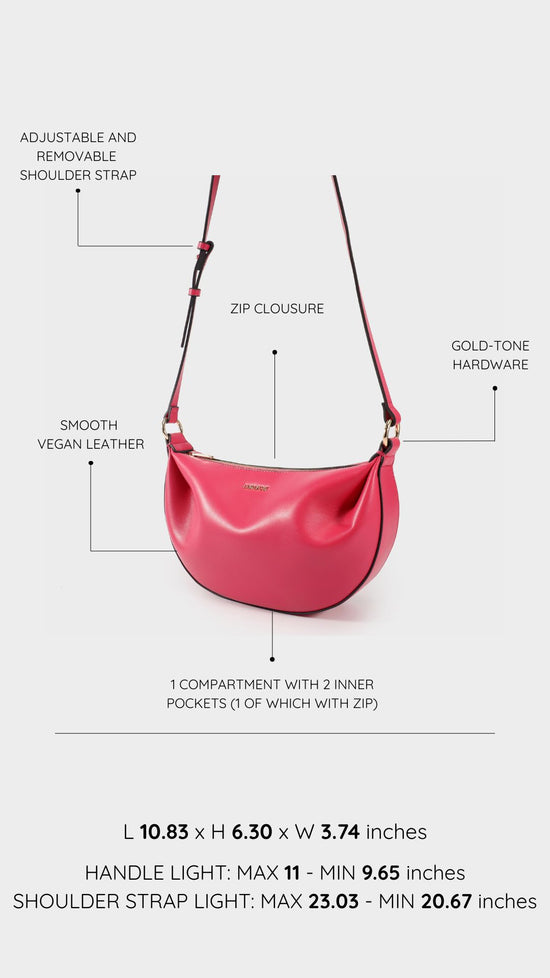 Borsa a spalla ARYA - CHERRY