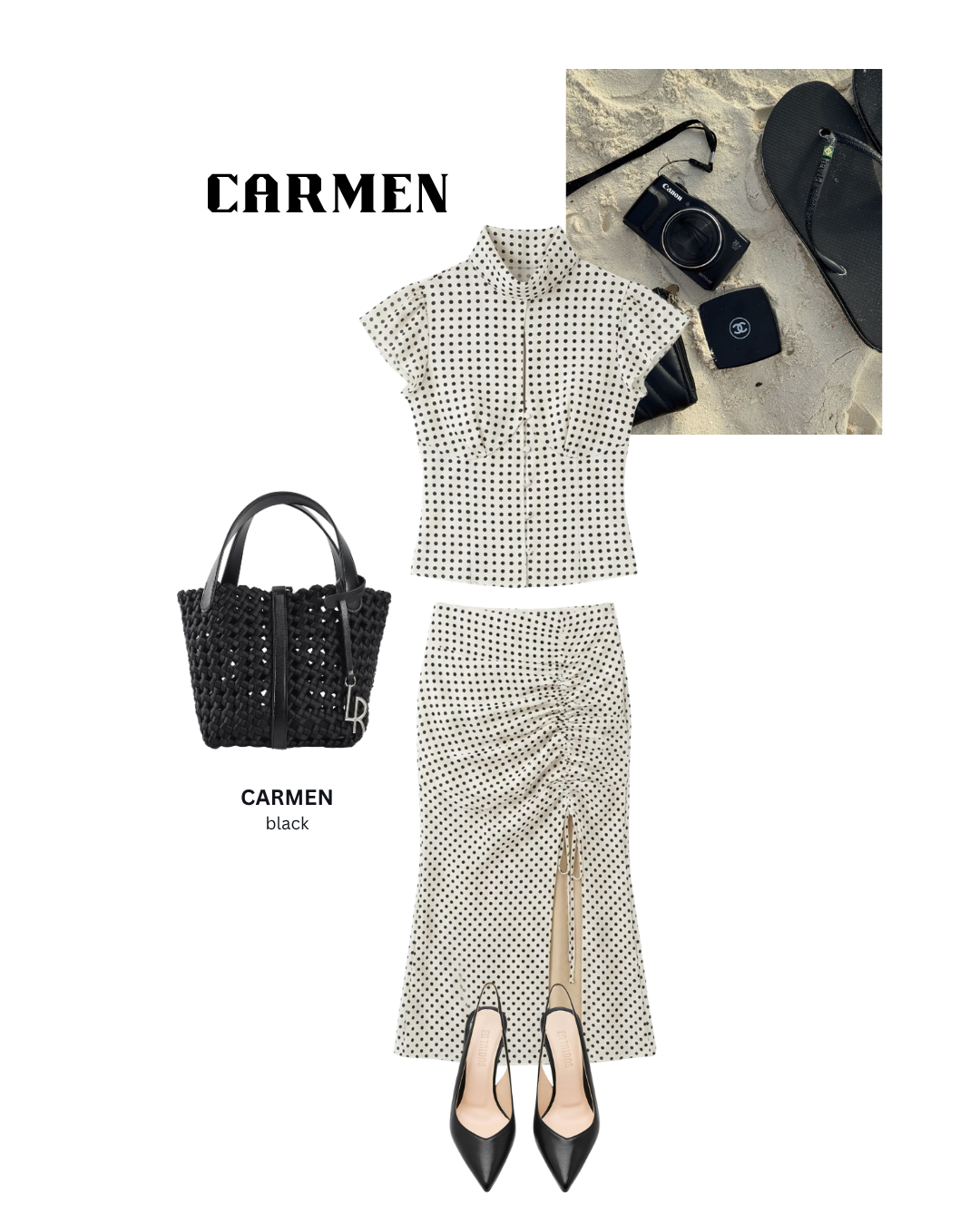 CARMEN Handbag - BLACK