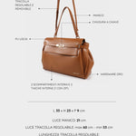 QUINN-CAMEL shoulder bag