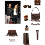 JOANNA Shoulder Bag - BROWN