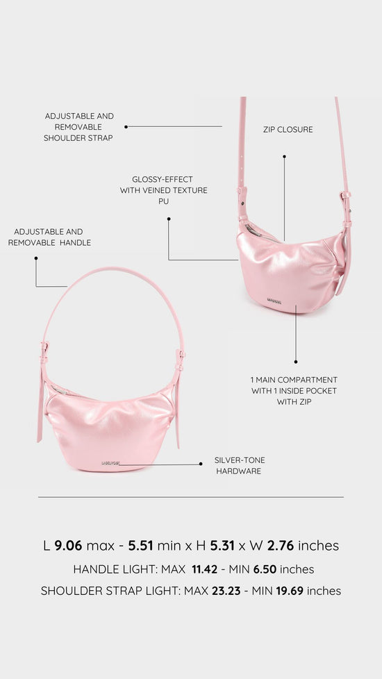 Borsa a spalla PENNY - PEARLY PINK