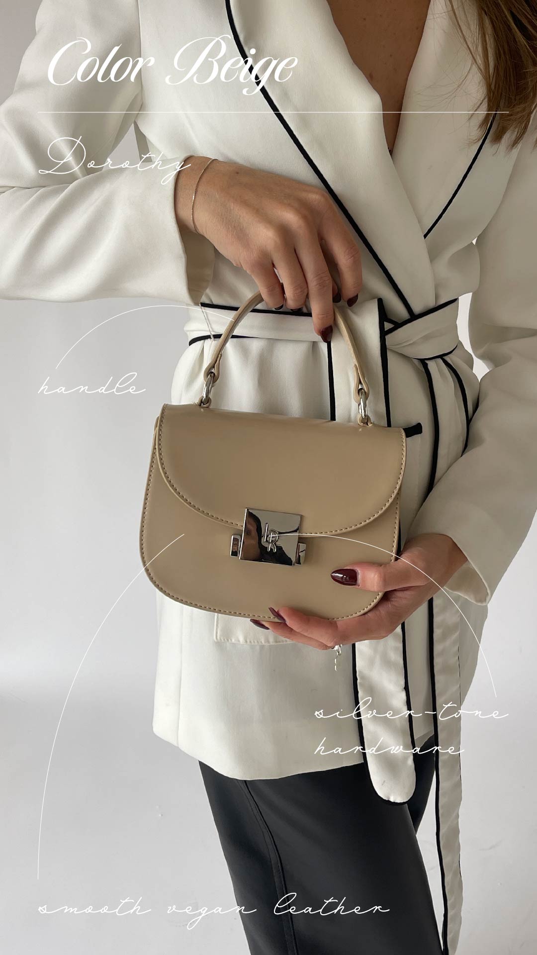 DOROTHY Handbag - BEIGE