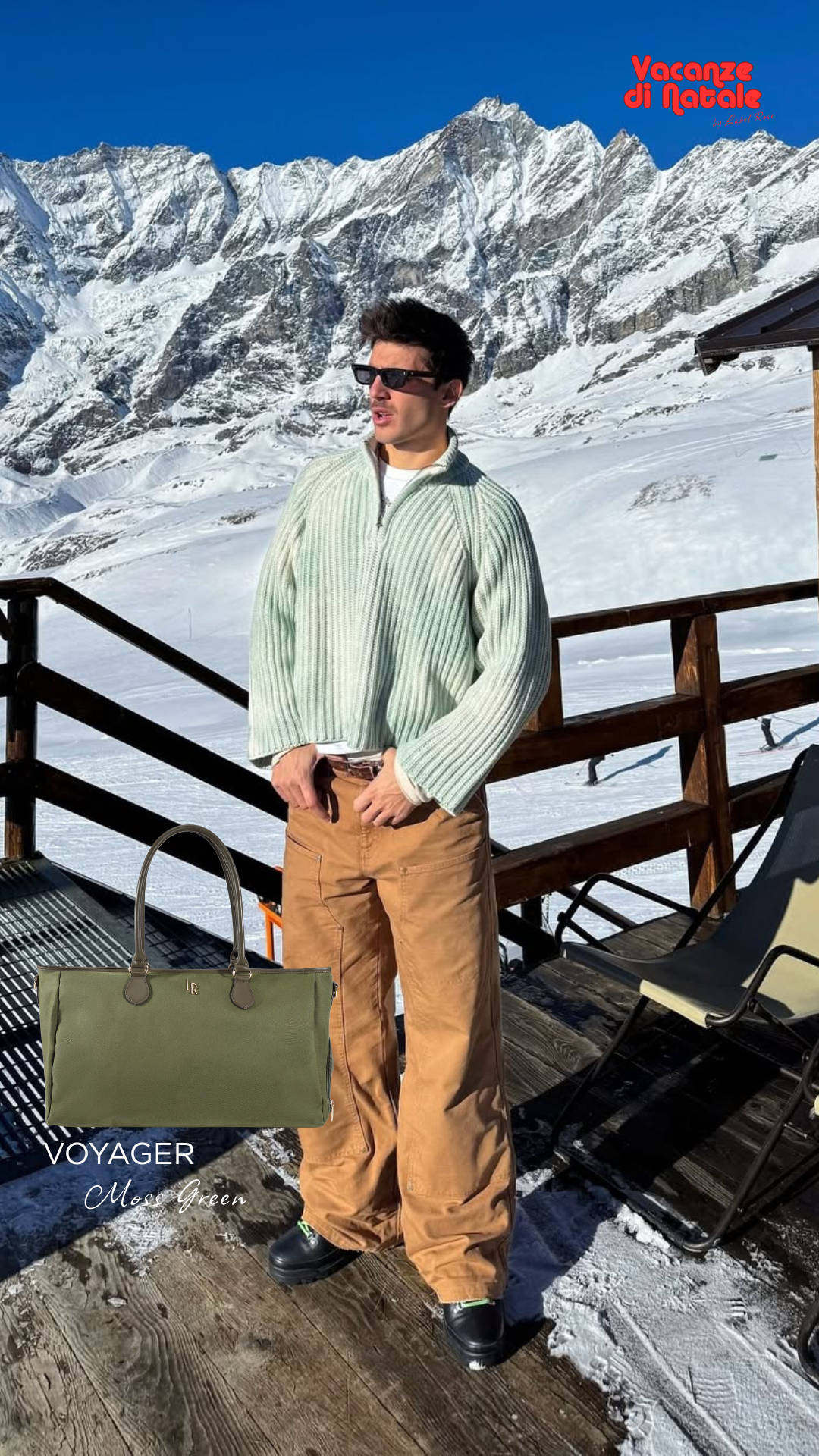 Borsone a spalla VOYAGER - MOSS GREEN