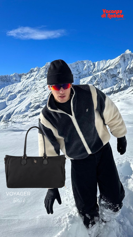 Borsone a spalla VOYAGER - BLACK