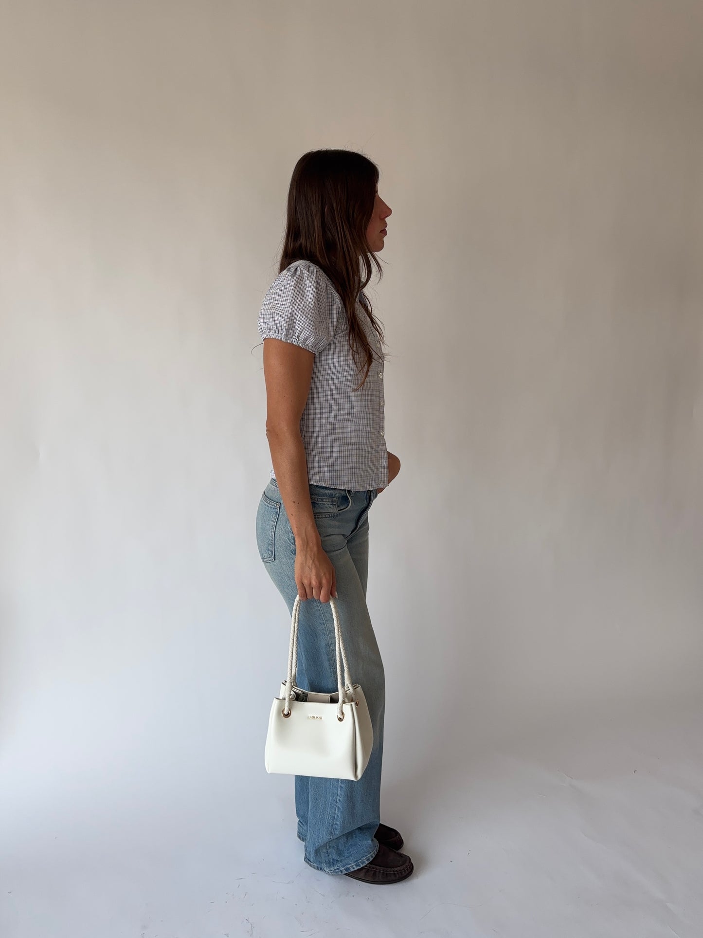 Borsa a spalla CHERYL - OFF WHITE